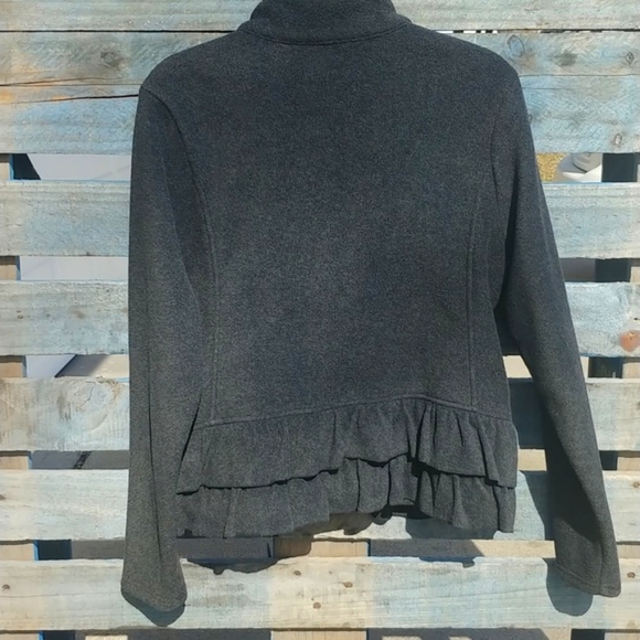 Fleece Ruffled Jacket - Picture 4 of 7